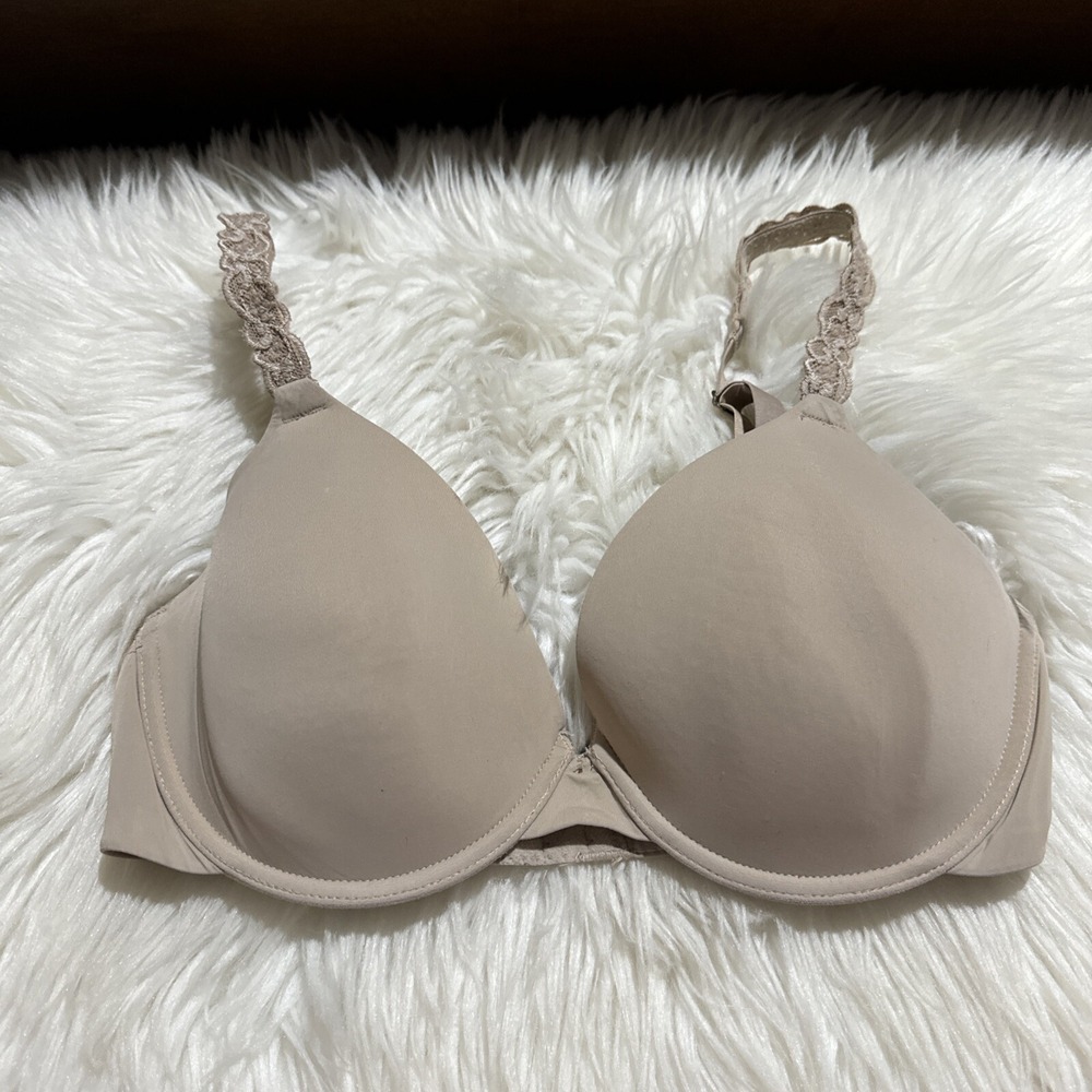 Natori Lightly Lined T Shirt Bra 32D Nude Beige